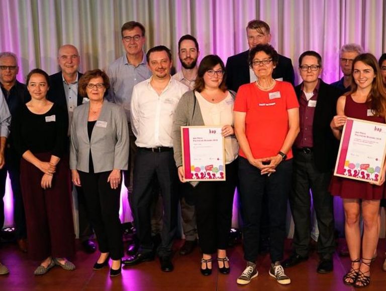 Die Gewinner des bap-Preis Politische Bildung 2019. Quelle: Dirk Enters