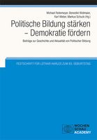 Buchcover: Politische Bildung stärken - Demokratie fördern