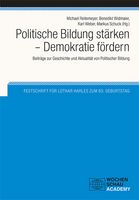 AKSB-Festschrift: Politische Bildung stärken - Demokratie fördern Buchcover: Politische Bildung stärken - Demokratie fördern