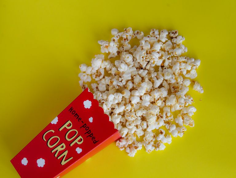 Popcorntüte - klassisches Beiwerk bei Unterhaltung und Entertainment